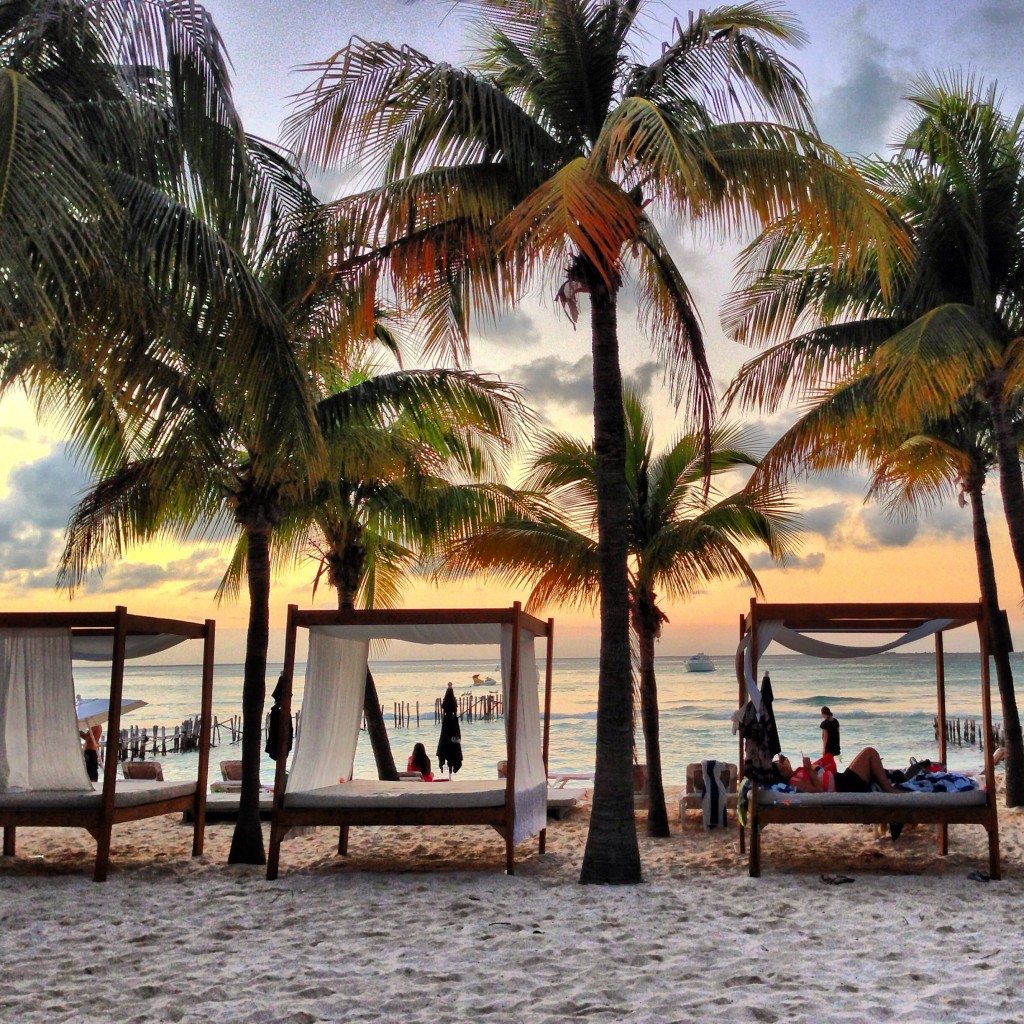 Isla Mujeres plajları...