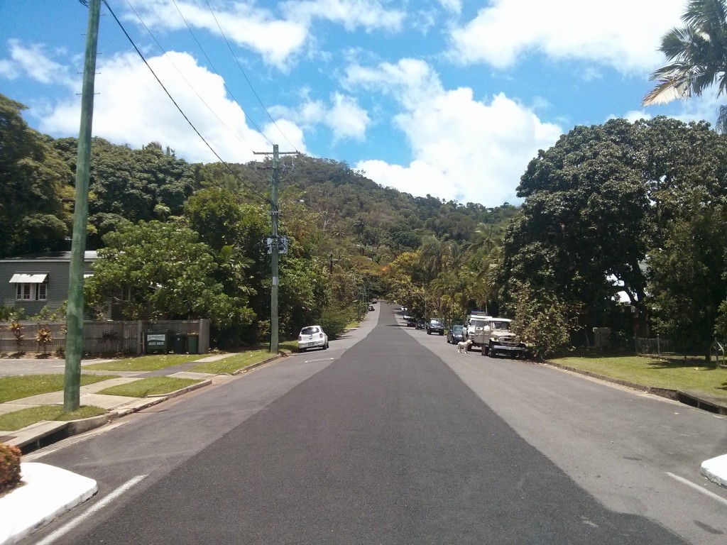 Cairns sokakları.