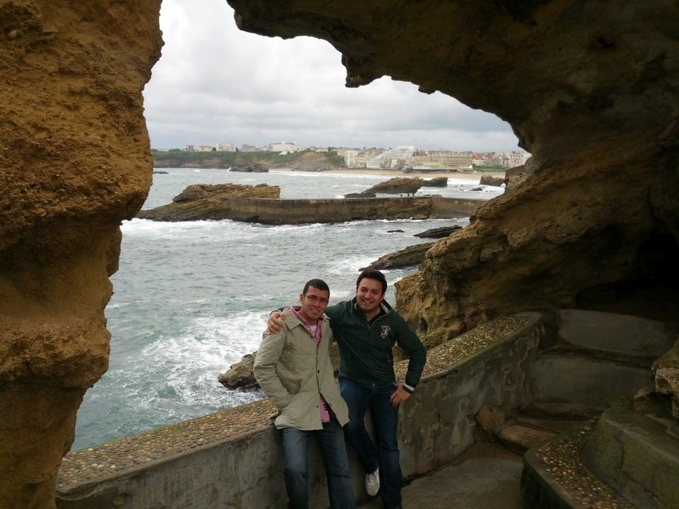 Bu da Ahmet'le Biarritz / San Sebastian gezimiz. 2012 Mayıs'ı.